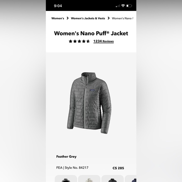 Womens Patagonia Nano Puff Jacket - Picture 4 of 4